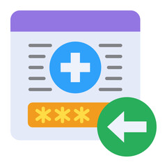 Obraz premium Log in Icon