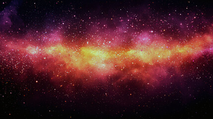 Obraz premium Cosmic Nebula: A Breathtaking Celestial Tapestry of Stars and Galaxies