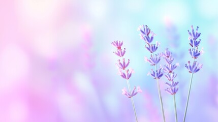 Naklejka premium Pastel Lavender Blossoms