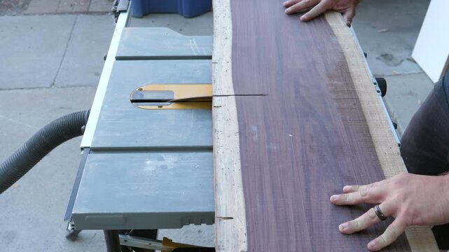 Cutting Mexican Ebony and Getting Table Saw Kick Back