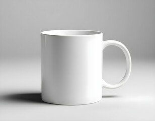 Fototapeta premium mockup mug white glass aesthetic minimalist elegant premium JPEG