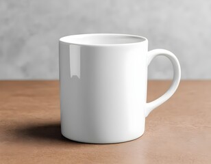 Obraz premium mockup mug white glass aesthetic minimalist elegant premium JPEG