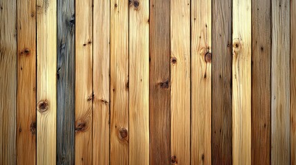 Fototapeta premium Rustic vertical wood plank fence texture background