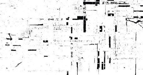 Abstract grunge texture design on a white background. Abstract monochrome image includes a faded effect in dark tones