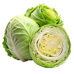 cabbage isolated on white background