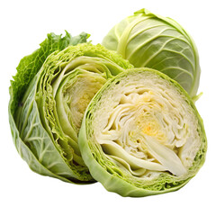 cabbage isolated on white background