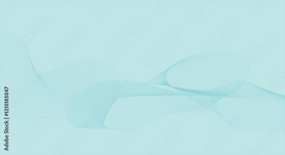 Poster .abstract colorful lines wave curve motion on white background. vector illustration. wave with lines