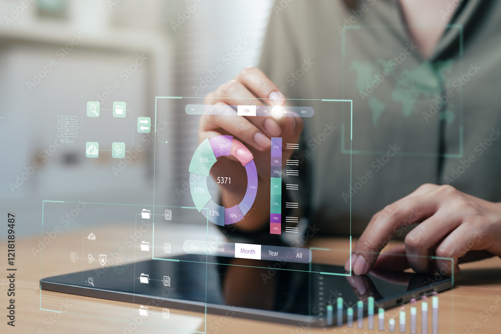 Poster business strategy analysis data, analyst database development analytic.