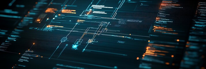 A B2B supply chain management system on a screen, with room for text