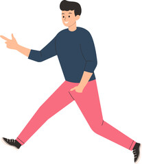 People with Smile Expression. World Smile Day. Flat Cartoon Vector Character