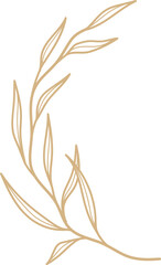 Botanical Wreath and Floral Branch