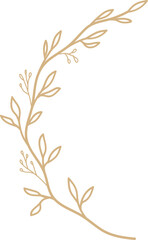 Botanical Wreath and Floral Branch