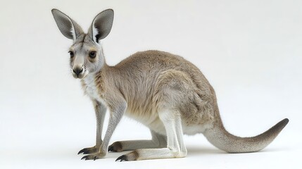 Red Kangaroo Joey Studio Shot, Wildlife, Australia