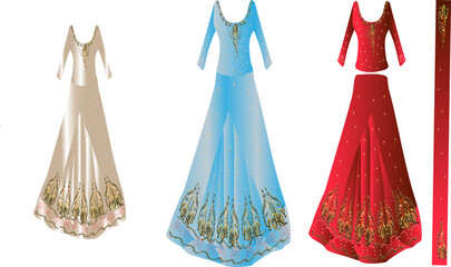 new marriage lahenngga dress design