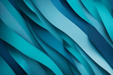 Abstract blue wavy lines background. (1)