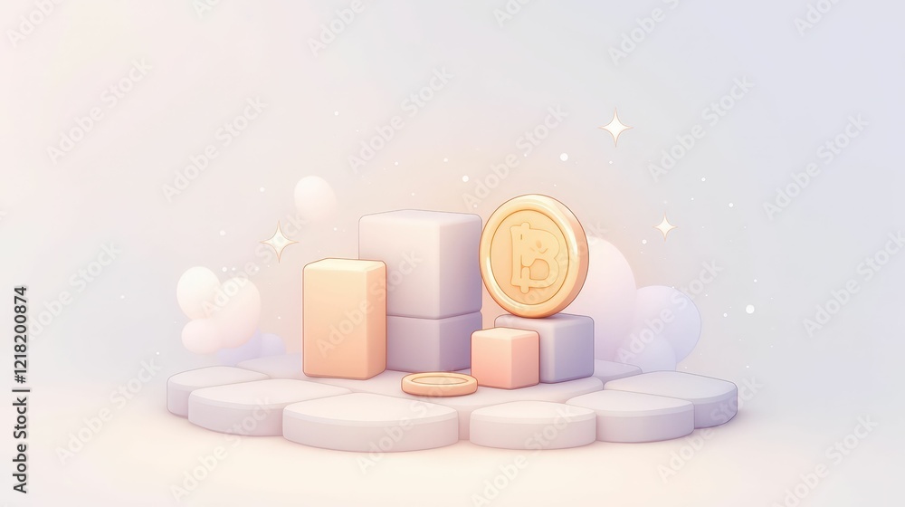 Poster innovative blockchain tax solution for virtual coins in digital finance modern environment informati