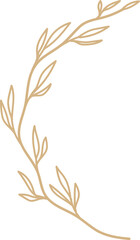 Botanical Wreath and Floral Branch