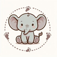 Obraz premium elephant logo