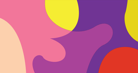 Vector Colorful liquid and fluid background for summer collection	