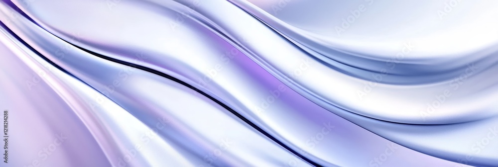 Poster elegant flowing abstract design - soft, flowing abstract background in shades of purple and white, i