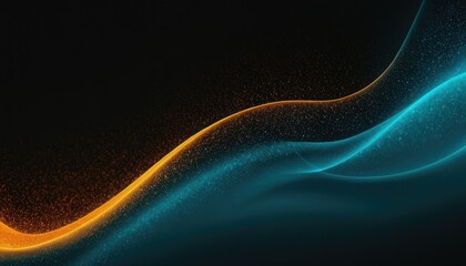 Abstract wave motion pattern on dark blue background wallpaper for digital technology AI Generated
2