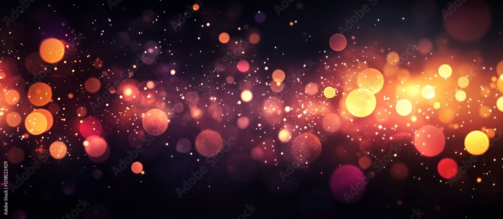 Poster bokeh lights: abstract background of warm-toned bokeh lights, creating a magical, dreamy atmosphere.
