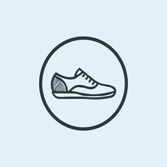 classic shoe vector template