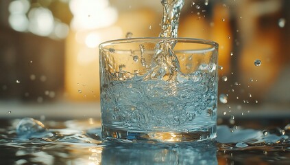 Refreshing Glass of Water: Crystal Clear Hydration