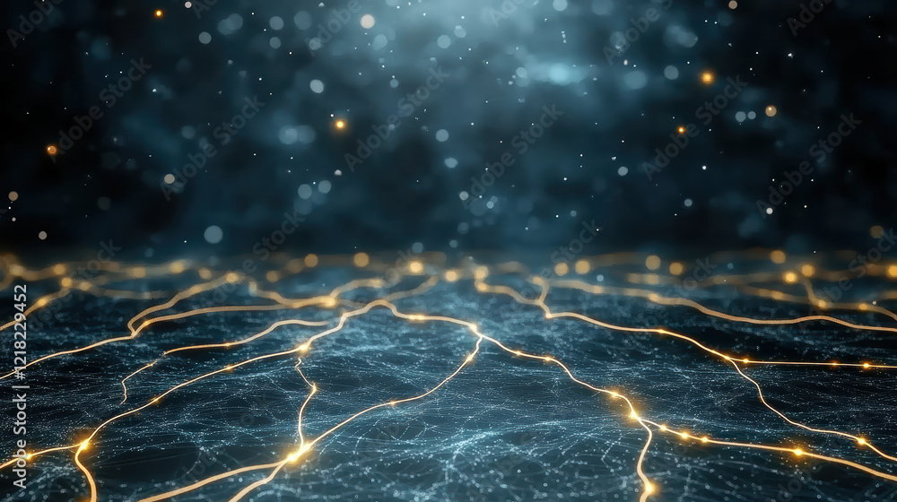 Aufkleber mesmerizing visualization of neural connections and feedback mechanisms