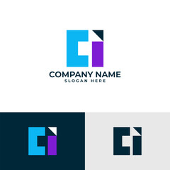 A modern and minimalist logo featuring the design conveys a sense of digital innovation, technology, and a futuristic aesthetic. The vibrant color gradient adds a touch of energy and dynamism.