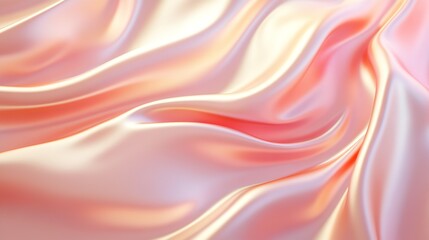 Fototapeta premium Pink Gold and Light Orange Smooth Silk Gradient Background