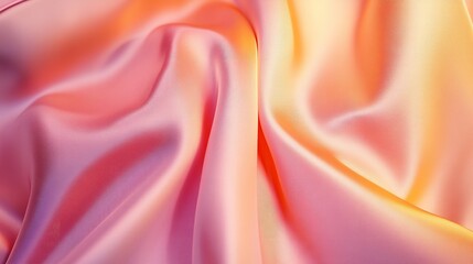 Obraz premium Pink Gold and Orange Smooth Silk Gradient Background Degrade