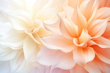 Obraz premium Elegant floral composition in nature background soft colors botanical art environment