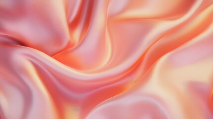 Obraz premium Pink Gold and Orange Smooth Silk Gradient Background Degrade