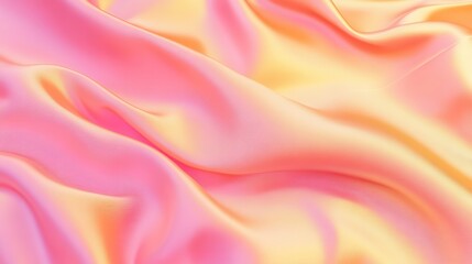 Obraz premium Pink Gold and Orange Smooth Silk Gradient Background Degrade