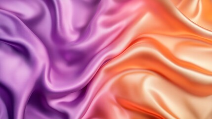 Fototapeta premium Pink Purple and Orange Smooth Silk Gradient Background Degrade
