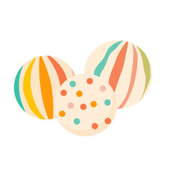 Cute Ball Illustration. Ball Kids Toy for Football Game