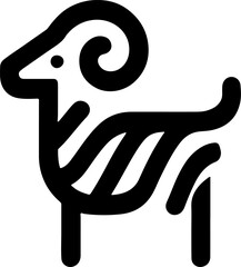 vector illustration design image icon logo symbol decoration ornament element traditional cute animal