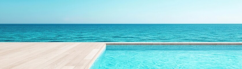 outdoor living pool areas luxury. Zero-entry pool with gentle slopes, creating an elegant and seamless transition from deck to water