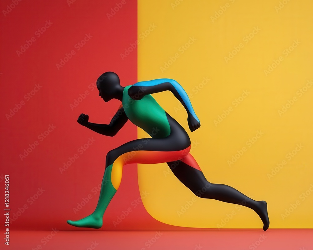 Poster fitness trackers activity detection. 3d motion detection fitness trackers, using advanced sensors to