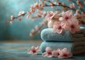 Spa, Wellness, Health, Healthy, Fitness, Flowers, Serene, Tranquil, Tranquility Meditation Card Background Wallpaper Image Photo Illustration