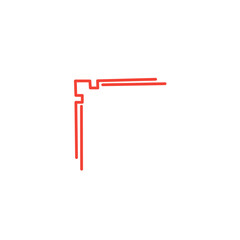 Chinese corner border ornament