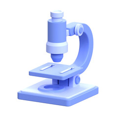 3D microscope illustration for medical themed projects