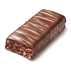 Delicious Chocolate Bar with Nut Clusters, Close-Up Shot.