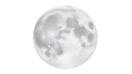 Full Moon in the Night Sky
