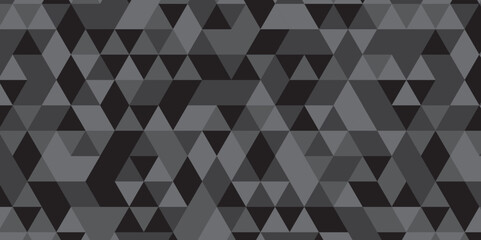 Obraz premium Abstract minimal Geometric origami dark black, gray square cube triangulated random cube low polygon triangle textile abstract corporate creative design.