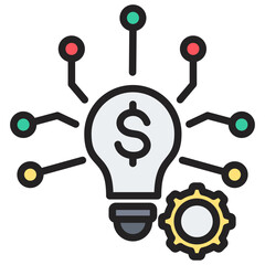 Financial Technology Icon