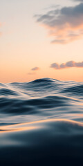 Fototapeta premium Serene sunset reflection on calm water