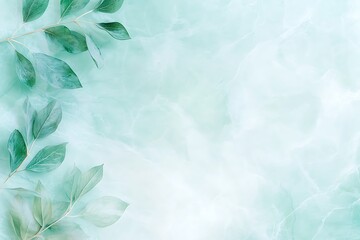 Fototapeta premium Serene floral arrangement in a green nature background aesthetically pleasing visual art