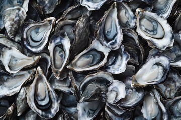 Fresh Oysters Seafood Delight Shellfish Cuisine Raw Food Ocean Delicacy